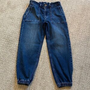 J. Crew Factory Dark Wash Denim Jogger Jeans